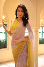 Ombre Chiffon Saree with Lurex work