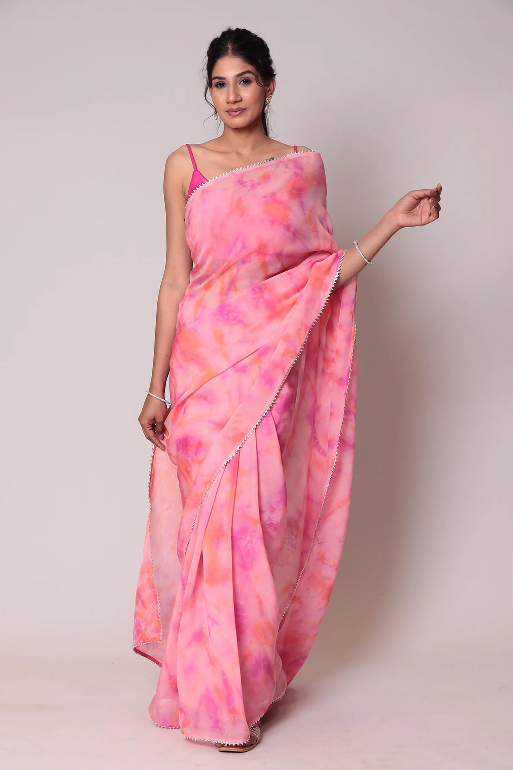 Tie & Dye Organza Saree