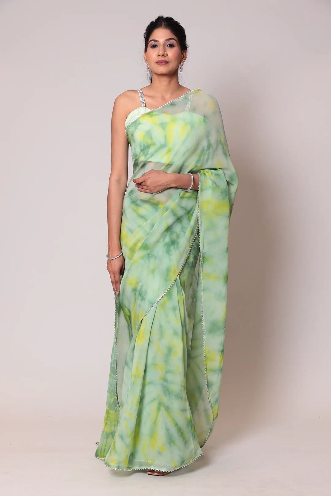 Tie & Dye Organza Saree