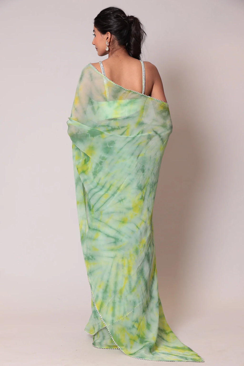 Tie & Dye Organza Saree